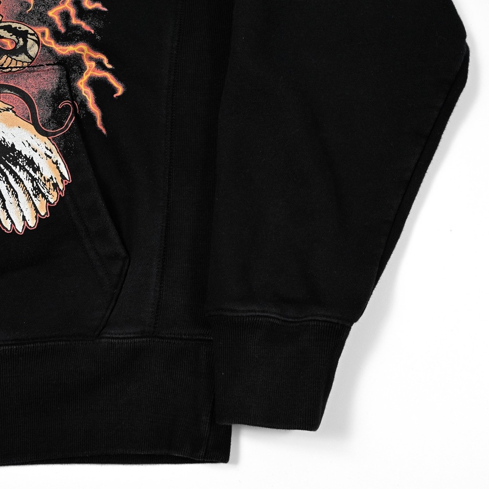 Welcome Pain Men's Hoodie Sweatshirt Medium Skulls Snakes Eagle‎ Heavyweight - Picture 6 of 9